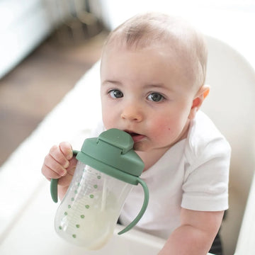 Vaso Entrenador Pitillo Dr. Brown's 9 Onz Verde Animalito
