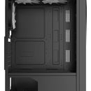 Gabinete Gamer Iceberg Flow D Negro Argb 4 Ventiladores Caja