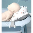 Bañera Tina Para Bebe Plegable Color Azul