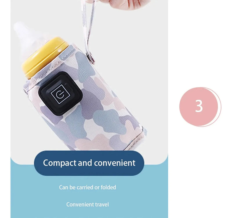 Calentador De Biberones Tetero Funda Bolsa Portátil Usb