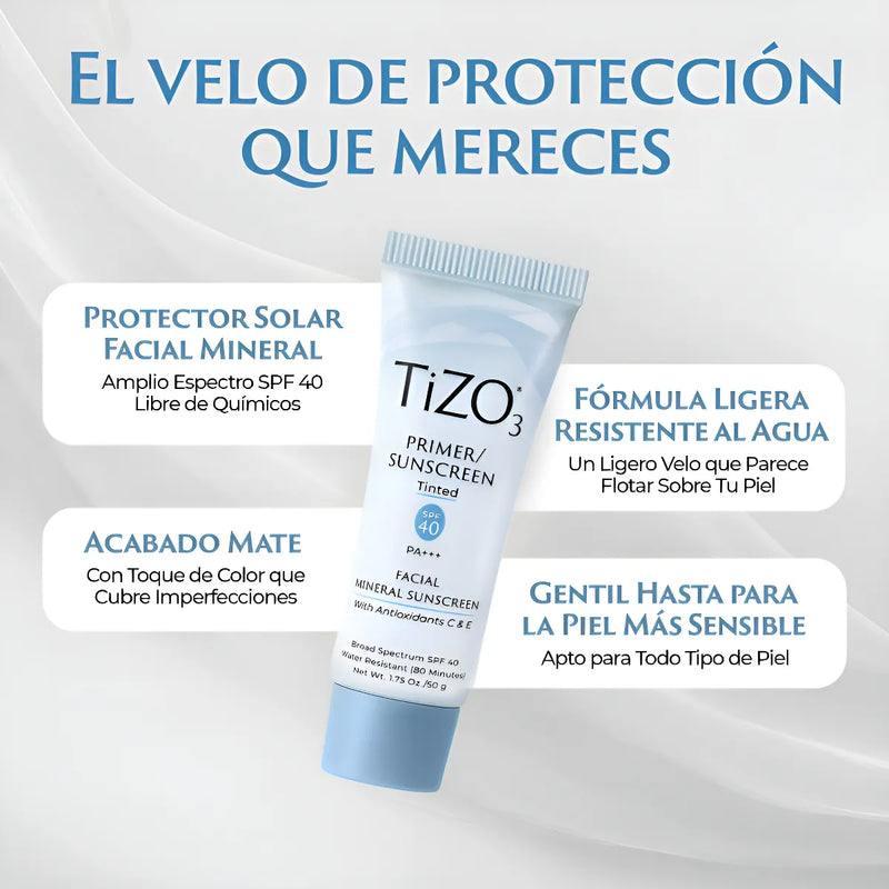 Protector Solar Tizo 3 Mineral Con Coloración Fact
