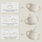 Moonkie Vasos De Silicona Para Bebes | Taza De Entrenamiento