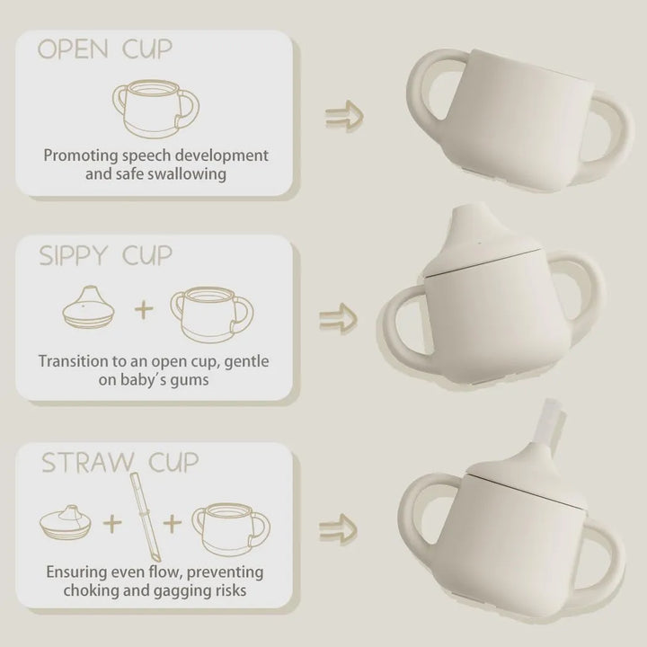 Moonkie Vasos De Silicona Para Bebes | Taza De Entrenamiento