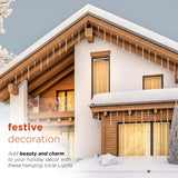 Extensión 10 Tubos Con Luces Navideñas Led Alpine