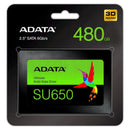 Disco sólido interno Adata Ultimate SU650 ASU650SS-480GT-R 480GB negro