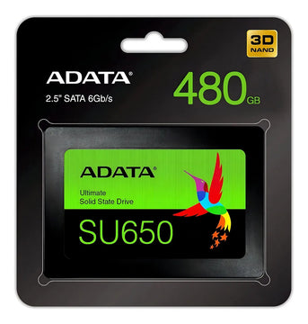 Disco sólido interno Adata Ultimate SU650 ASU650SS-480GT-R 480GB negro