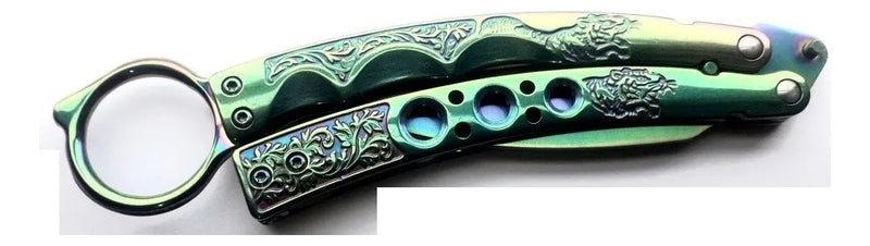 Navaja Cuchillo Mariposa Karambit ´puñal Supervivencia Daga No