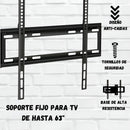 Soporte De Pared Para Tv 26 - 63 Mt-146 Color Negro