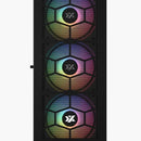 Chasis Atx Xyz Airone 100 Glass 6.fan Argb Negra Vidrio Temp Negro