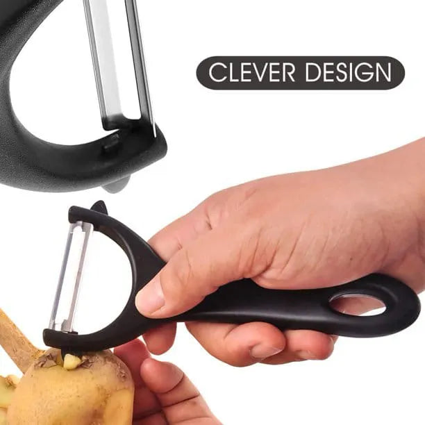 Set De Cuchillos Juego X6 Piezas Color Negro