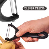 Set De Cuchillos Juego X6 Piezas Color Negro