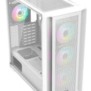 Chasis Caja Gamer Iceberg Titan M16 Blanca X4 Argb Fans Blanco