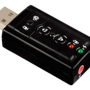 Tarjeta Adaptador De Sonido Usb 7.1 Externa Auricular 3.5mm