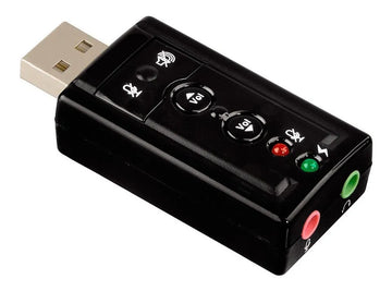Tarjeta Adaptador De Sonido Usb 7.1 Externa Auricular 3.5mm