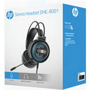 Conexión de auriculares HP Gamer P2 Blue Light Dhe-8001 Black Light Color azul