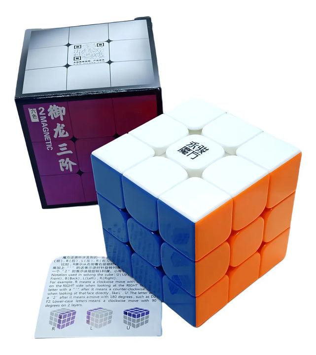 Cubo Rubik 3x3 YJ Yulong M Magnético Stickerless Speed Cube Profesional