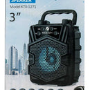 Parlante Recargable Bluetooth Ktx 1271 Usb Fm Sd Speaker Negro