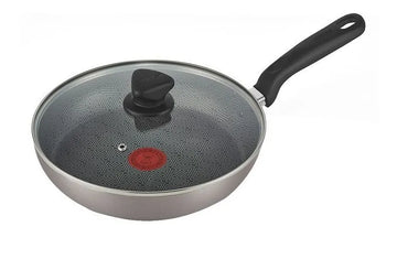 Sarten Imusa Triforce 26 Cms Antiadherente Tapa De Vidrio Gris