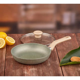 Sartén Imusa Terra De 24cm Verde Con Tapa De Vidrio