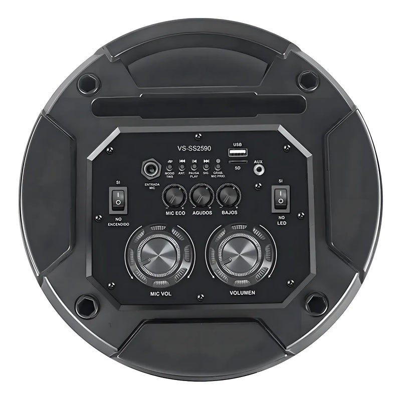 Parlante Profesional Torre De Sonido Bt Sonivox Vs-ss2590 Color Negro 110V/220V