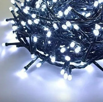Luces Navideñas Para Arbol 500 Led Blanco Hielo