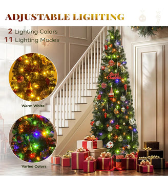 Yitahome Arbol De Navidad Artificial Preiluminado De 6 Pies
