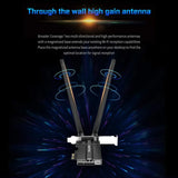 Netis Wifi 6 Ax200 802.11ax Tarjeta Wifi Pcie De Doble Banda