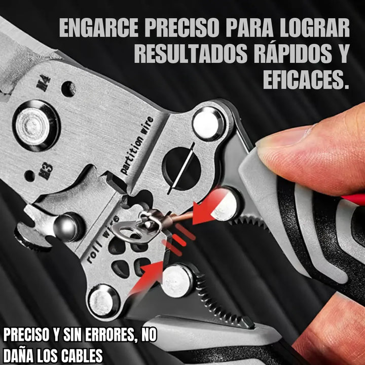 Alicate Multiherramienta Electricista Plegable Multiusos18-1 - Negro