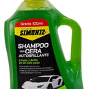 Shampoo Con Cera Autobrillante Simoniz 2000 Ml Limpieza