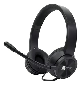 Audifonos Diadema Usb Ligera Con Control Volumen Jaltech Q5 Color Negro