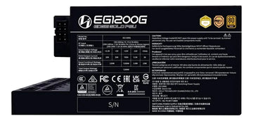Fuente De Poder Lian Li 1200w Atx Edge Gold Negro Modular