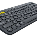 Kit de teclado y mouse inalámbrico Logitech K380 + M350 Español de color gris oscuro