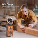 Radio Fm Altavoz Retro Antiguo Portatil Gran Sonido Madera