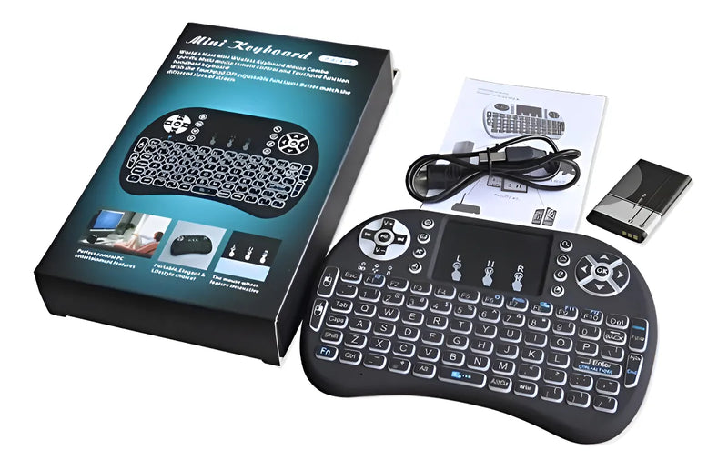 Mini teclado de control Wifi con panel táctil LED