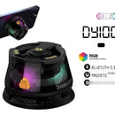 Mini Parlante Altavoz Soporte Magnético Portátil Bluetooth Negro