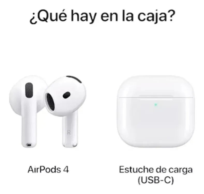 Audífonos 4ta Gen Compatible Con Iphone Y Android Premium Blanco