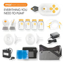 Extractor Leche Materna Medela Doble Eléctrico Pilas Maxflow