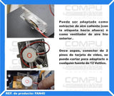 Zfan40 Ventilador Para T De Video 4x4 Cm 12v Computoys