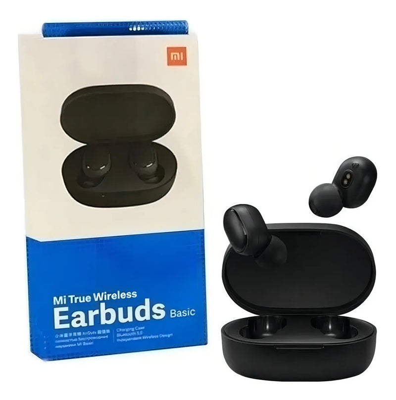 Fone de ouvido in-ear sem fio Xiaomi Redmi AirDots TWSEJ04LS negro
