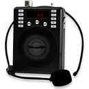 Parlante Amplificador Voz Recargable Micrófono Diadema Radio Diseño