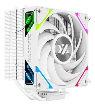 Cooler Cpu Xyz Thermax 4 White Vortex Argb Fan Pwm Control