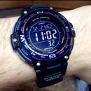 Reloj Casio Sgw100 2b Analógico Digital Brújula Termómetro