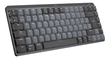 Teclado gamer bluetooth Logitech Master Series QWERTY Tactil español España color grafito con luz blanca
