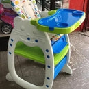 Silla Comedor Escritorio Reclinable Para Niños Y Niñas Gato Rosado