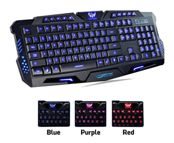 Teclado Usb Brobotix 420028 Ergonómico Iluminación Rgb /v