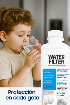 Filtro De Agua Para Samsung Repuesto Nevecon Da97-17376b X 2