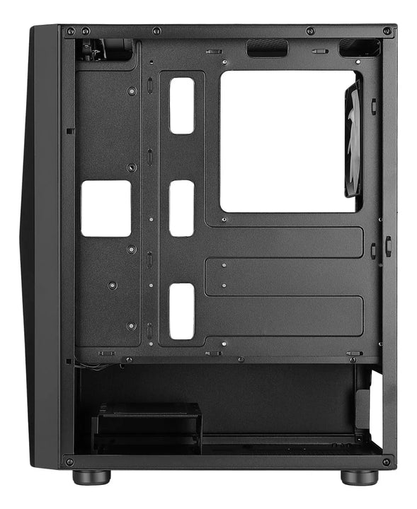 Torre Gabinete Caja Gamer Iceberg Flux Elite + 1 Ventilador Negro