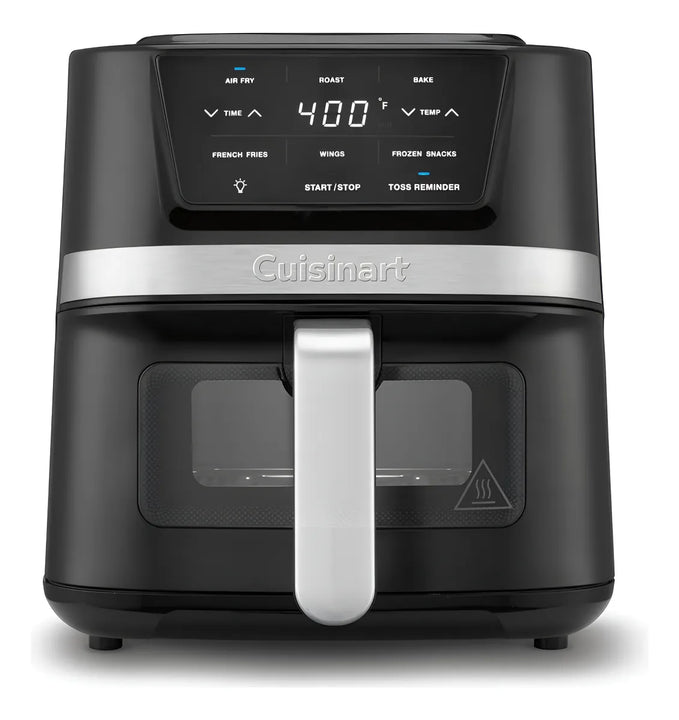 Horno De Freidora De Aire Cuisinart Cesta De 2.6 Cuartos Stainless Steel & Black