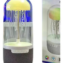 Parlante Bluetooth Con Lámpara Led Forma Medusa Blanco