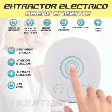 Doble Extractor De Leche Materna Eléctrico Modo Regulable